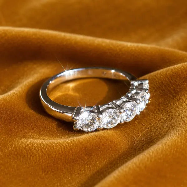 bague femme diamant moissanite