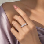 bague femme solitaire moissanite