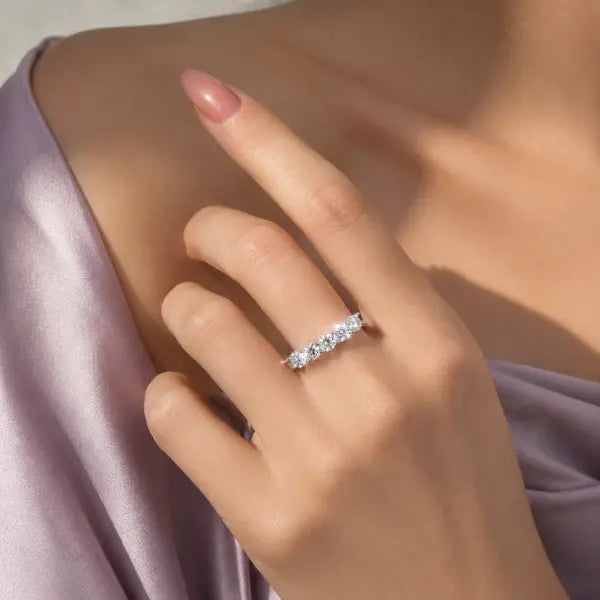 bague femme solitaire moissanite