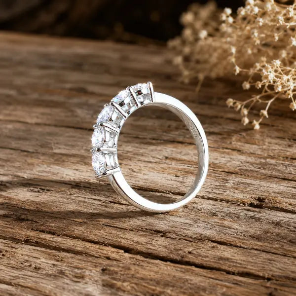 bague femme diamant moissanite