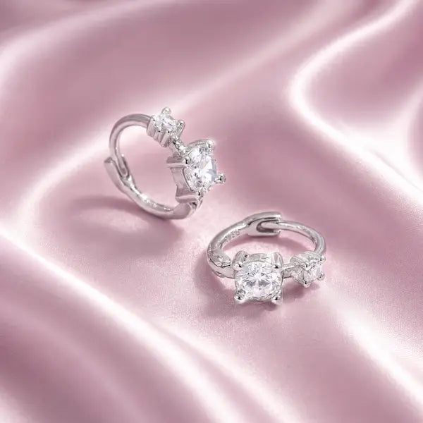 boucles d’oreilles créoles argent 925 femme