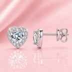 boucles d’oreilles moissanite mariage femme