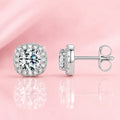 boucles d’oreilles moissanite VVS1 femme