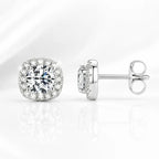 Boucles d’Oreilles Femme Argent Moissanite Éclat VVS1