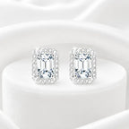 boucles d’oreilles moissanite VVS1 femme.