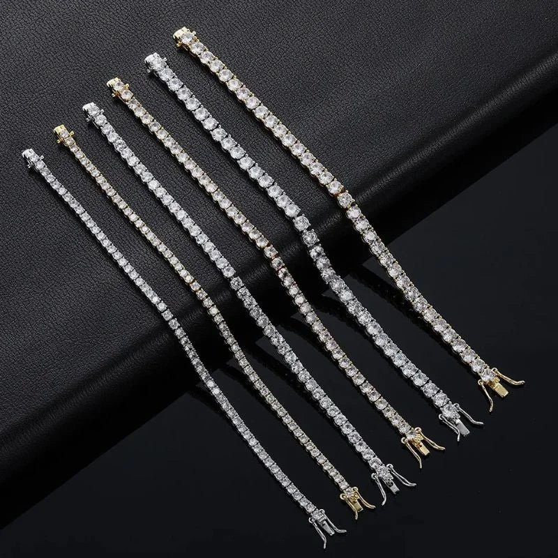 Bracelet Femme en Argent Moissanite Éclat Signature
