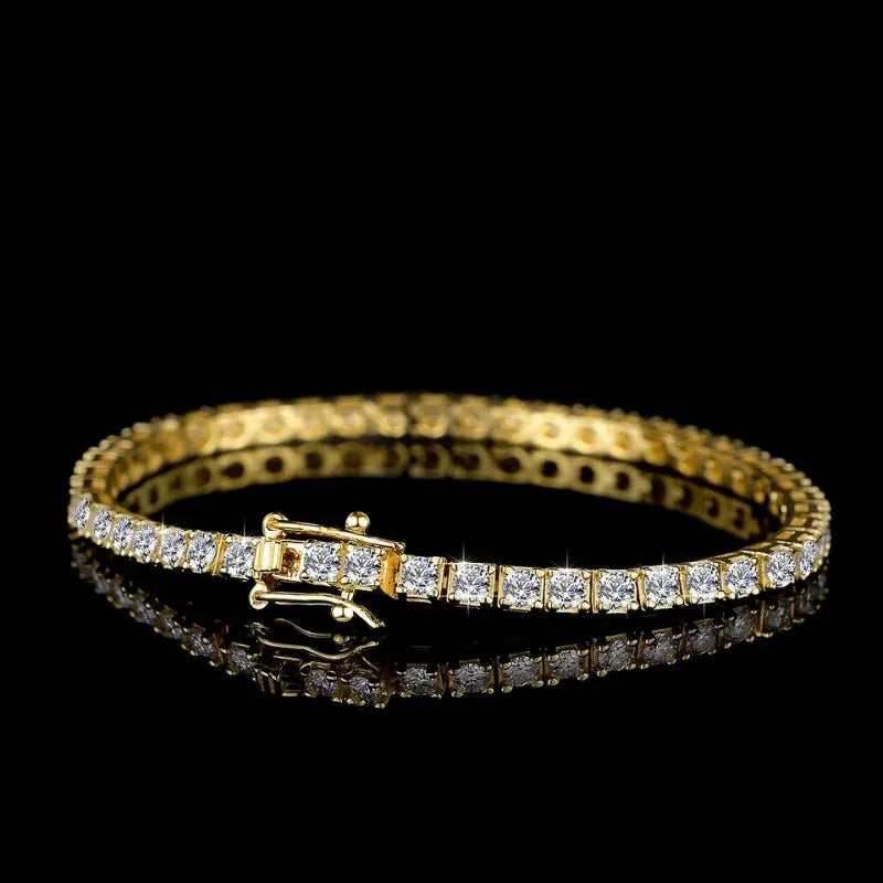 Bracelet Femme en Argent Moissanite