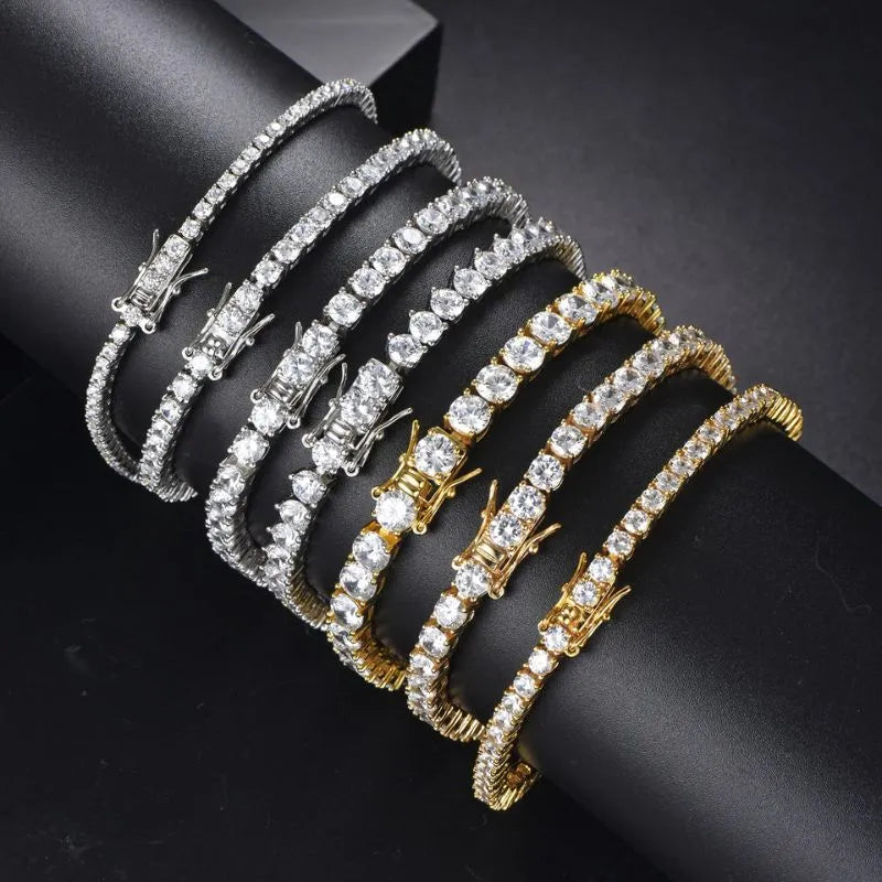 Bracelet Femme en Argent Moissanite 01