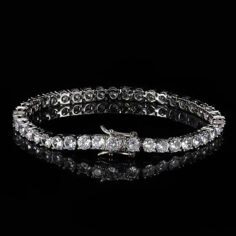 Bracelet Femme en Argent Moissanite 02