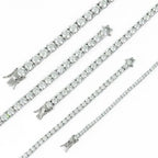 Bracelet Femme en Argent Moissanite 05