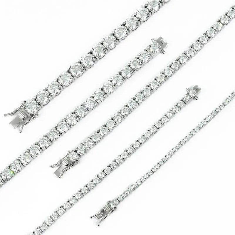 Bracelet Femme en Argent Moissanite 05