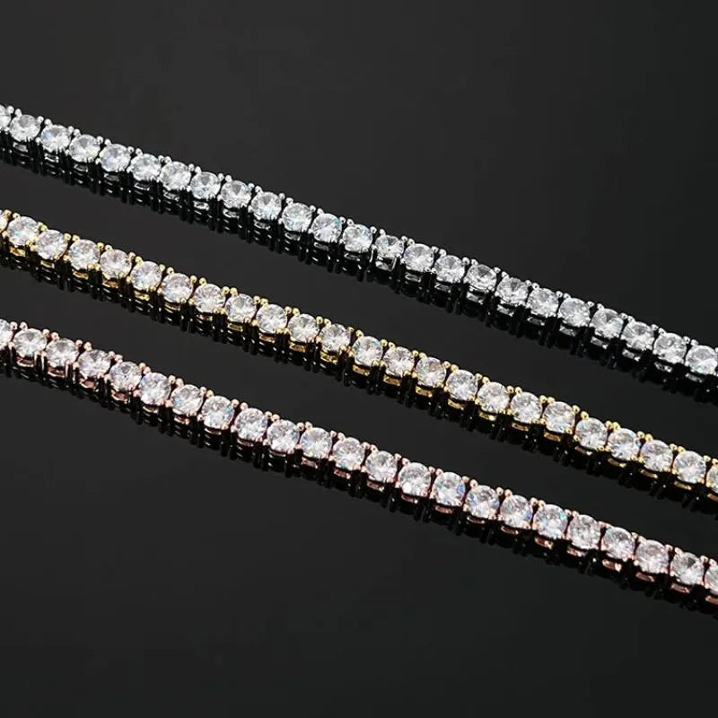 Bracelet Femme en Argent Moissanite 04