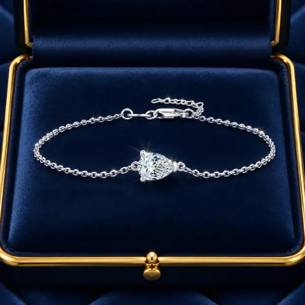 bracelet femme luxe moissanite