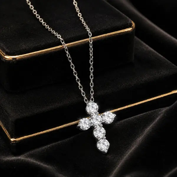 collier femme croix argent 925