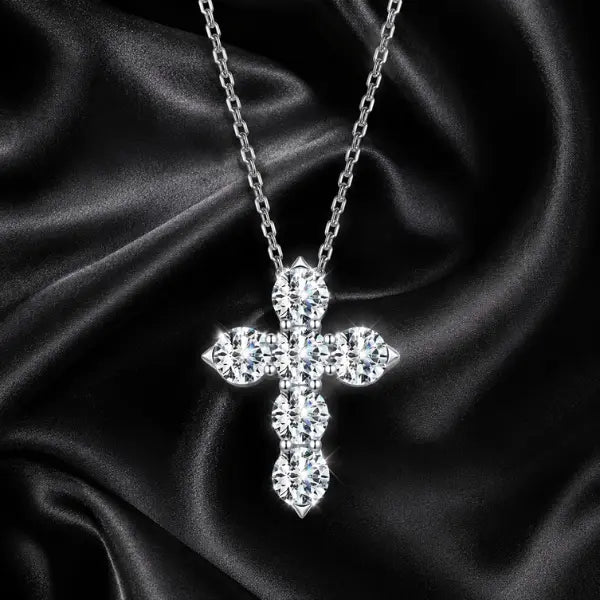 collier moissanite VVS1 femme