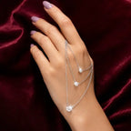 Collier Femme Argent Minimaliste Zircon Lumière Pure