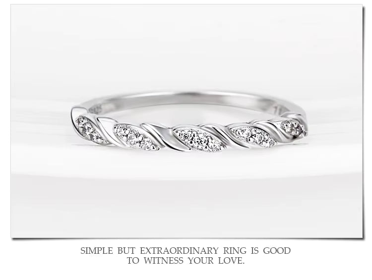 Bague Femme Argent Liane Scintillante Élégance