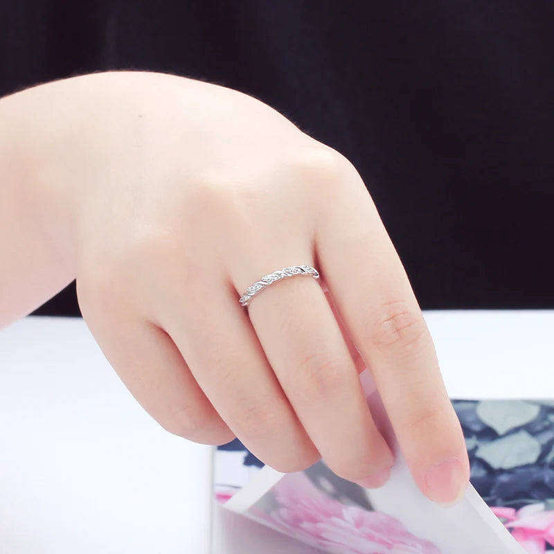 Bague Femme Argent Liane Scintillante Élégance