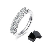BAGUE FEMME ARGENT ÉCLAT CELESTIA MOISSANITE