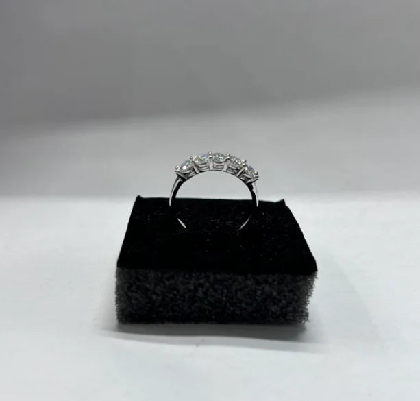 BAGUE FEMME ARGENT ÉCLAT CELESTIA MOISSANITE