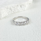 Bague Femme Argent Lumière Pure Moissanite