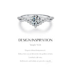 Bague Femme Argent Couronne Éclat Moissanite