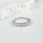 Bague Femme Argent Lumière Pure Moissanite
