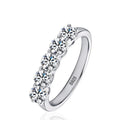 Bague Femme Argent Lumière Pure Moissanite