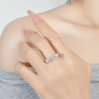 BAGUE FEMME ARGENT ÉCLAT CELESTIA MOISSANITE