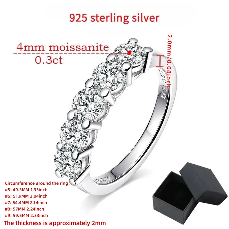 BAGUE FEMME ARGENT ÉCLAT CELESTIA MOISSANITE