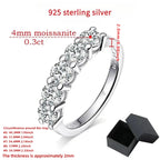 BAGUE FEMME ARGENT ÉCLAT CELESTIA MOISSANITE