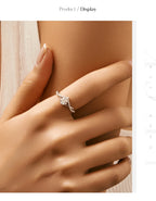 Bague Femme Argent Couronne Éclat Moissanite