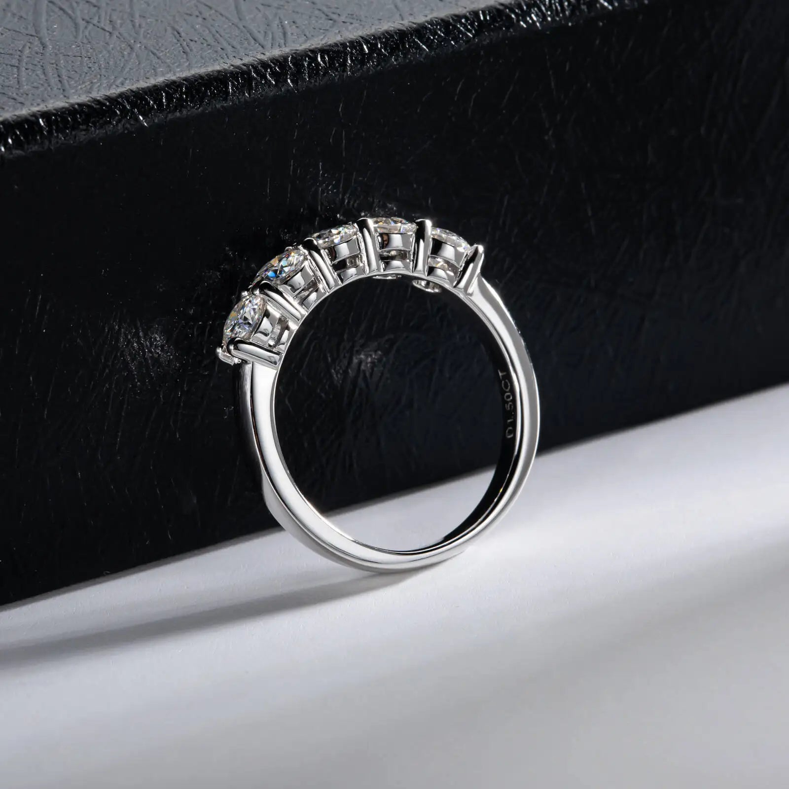 BAGUE FEMME ARGENT ÉCLAT CELESTIA MOISSANITE