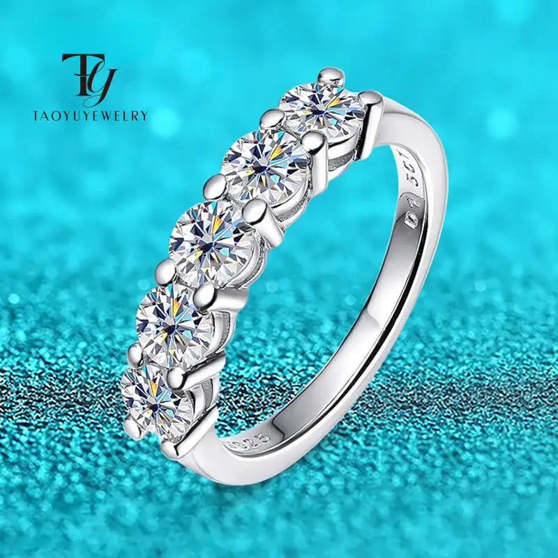 BAGUE FEMME ARGENT ÉCLAT CELESTIA MOISSANITE