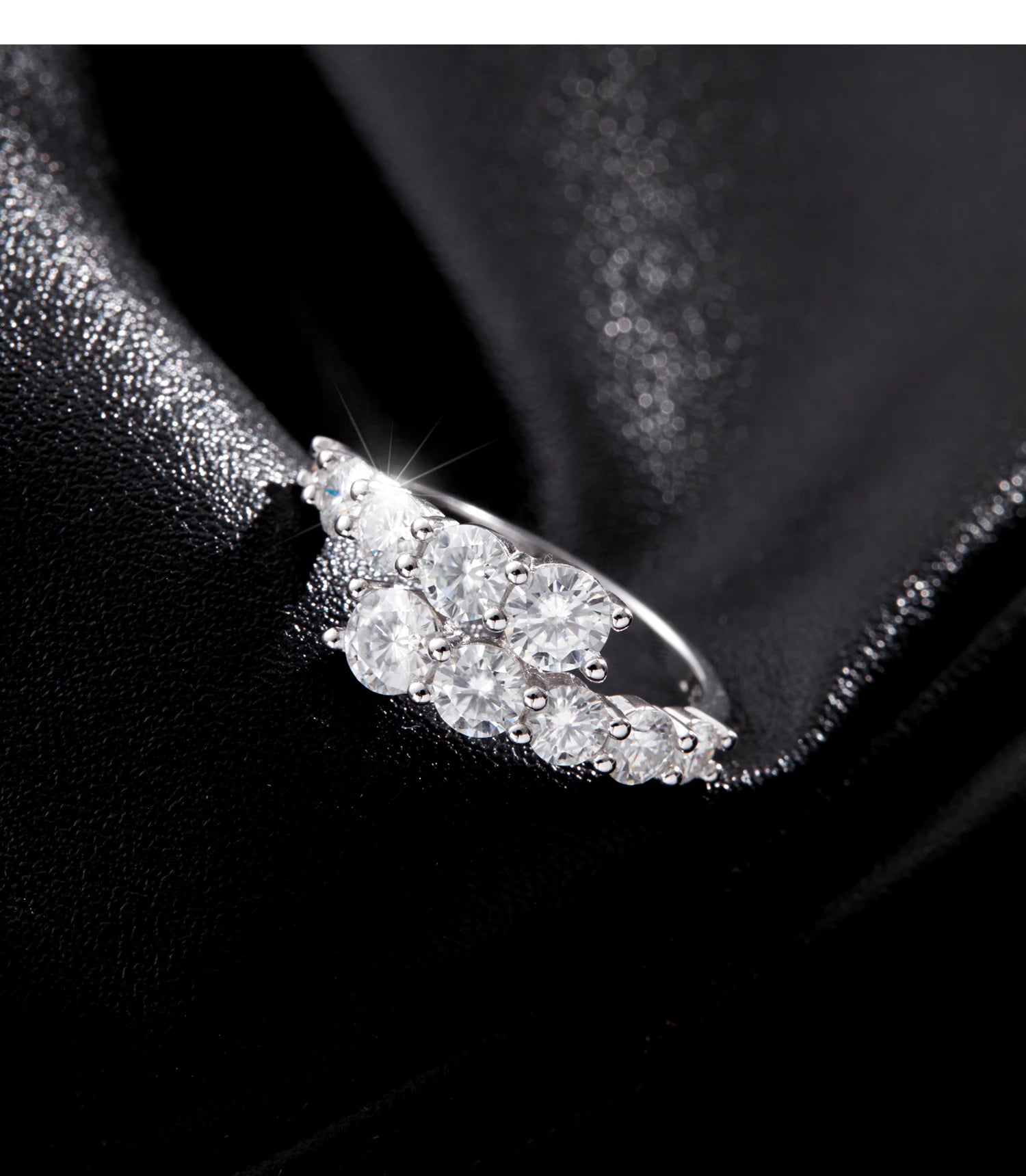 Bague Femme Argent Éclat Floral Zircon Élégance
