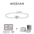 Bracelet Femme en Argent Moissanite Goutte Prestige