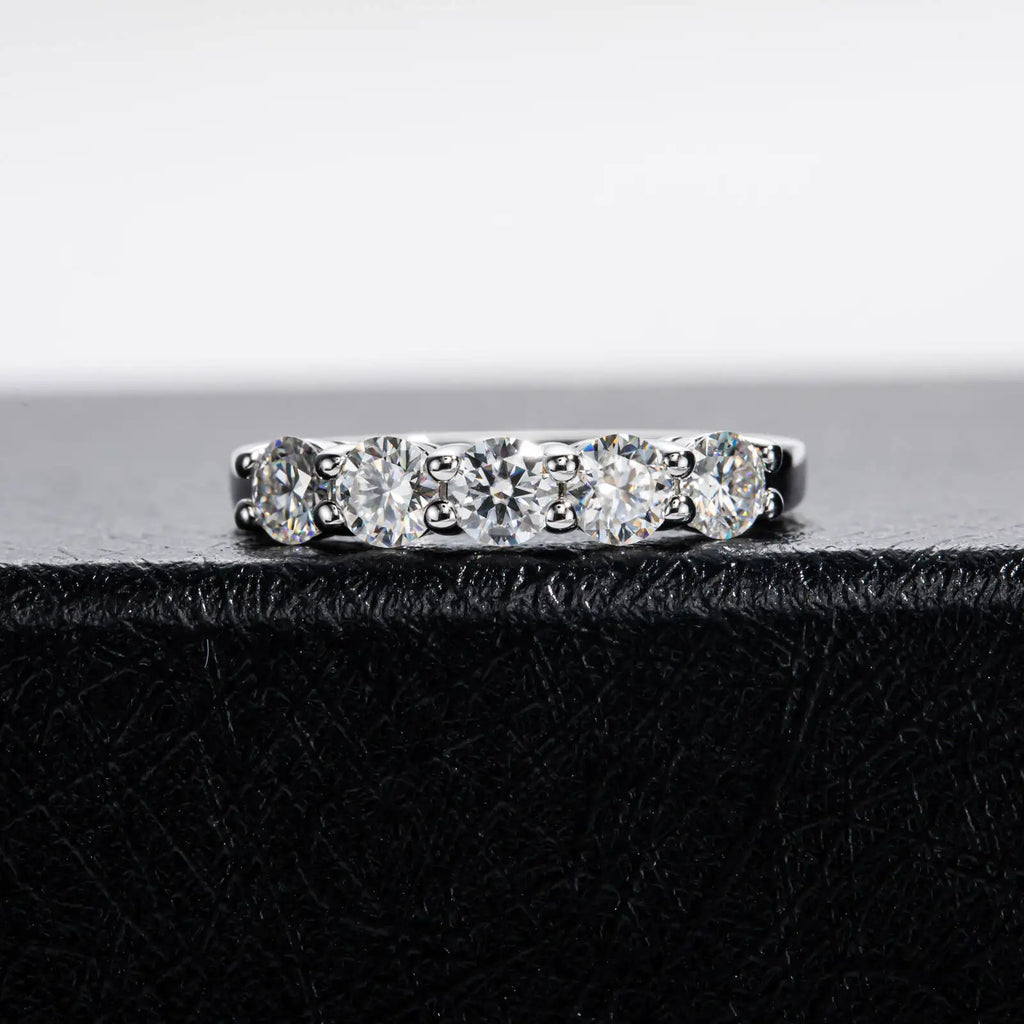 BAGUE FEMME ARGENT ÉCLAT CELESTIA MOISSANITE