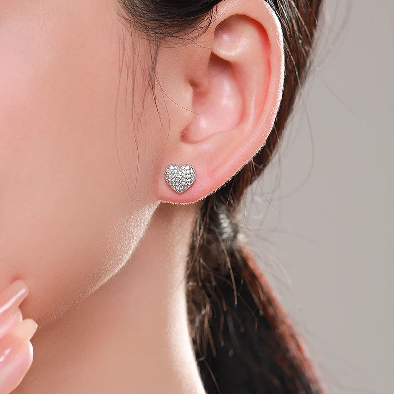 Boucles d’Oreilles Femme Argent Éclat Cristal Élégance