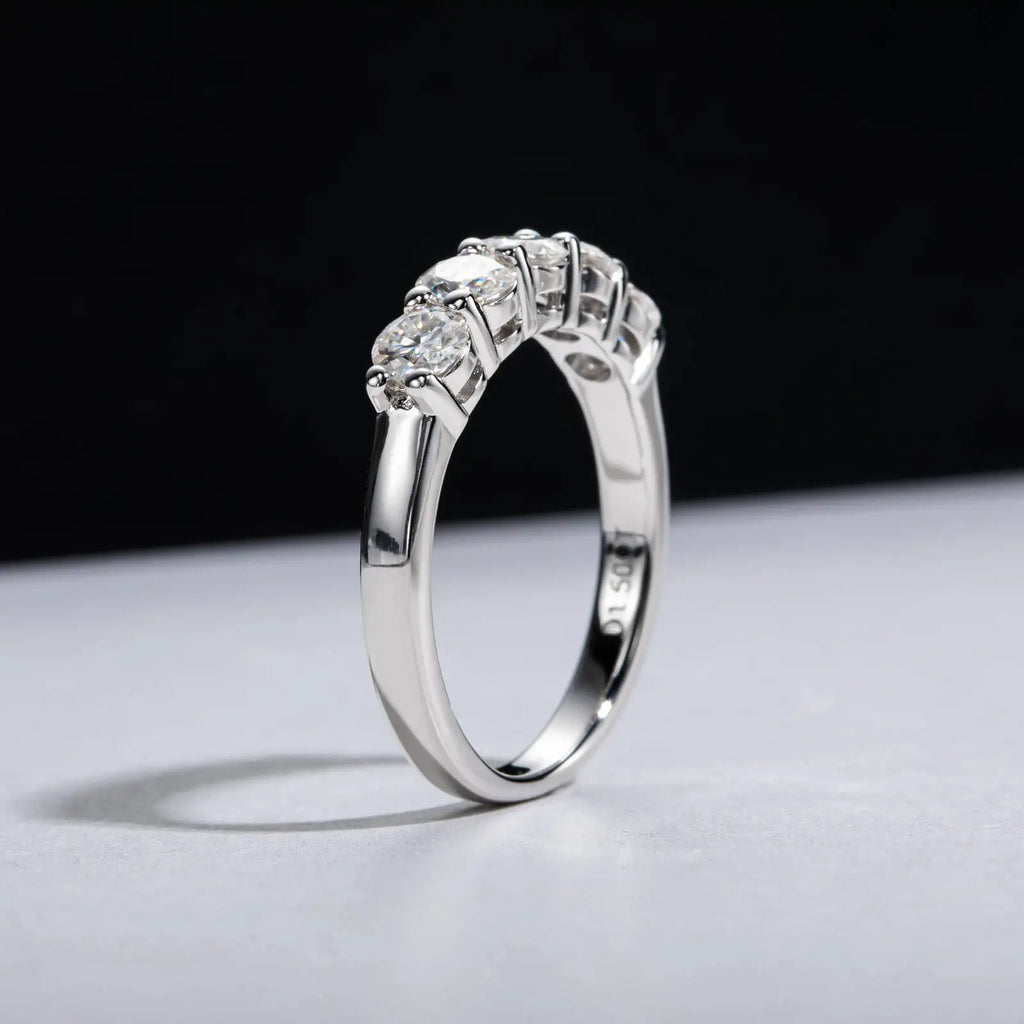 BAGUE FEMME ARGENT ÉCLAT CELESTIA MOISSANITE