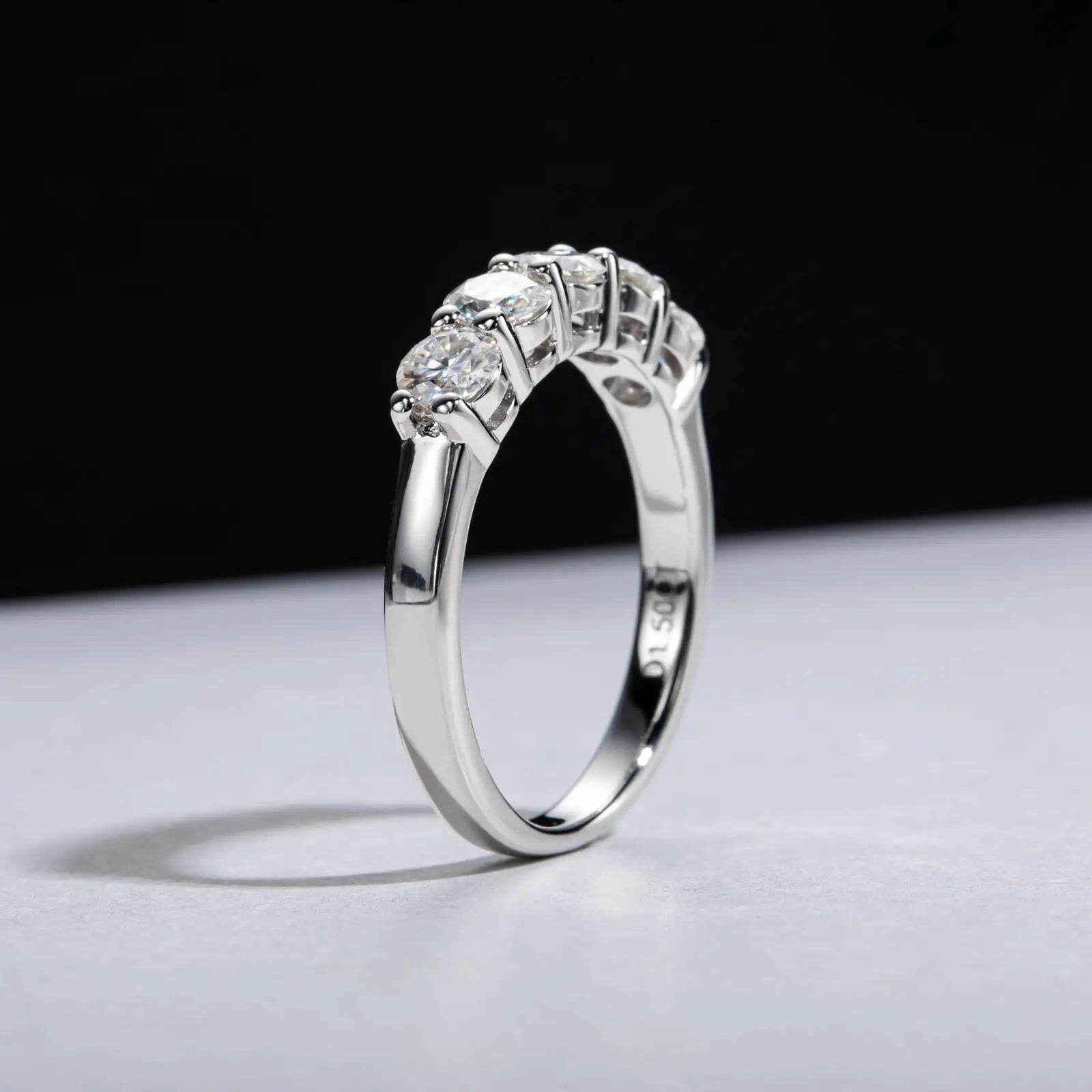 BAGUE FEMME ARGENT ÉCLAT CELESTIA MOISSANITE