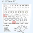 Boucles d'Oreilles Femme Argent Étoile Lumière Moissanite