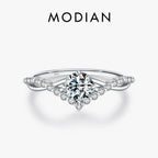 Bague Femme Argent Couronne Éclat Moissanite