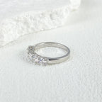 Bague Femme Argent Lumière Pure Moissanite