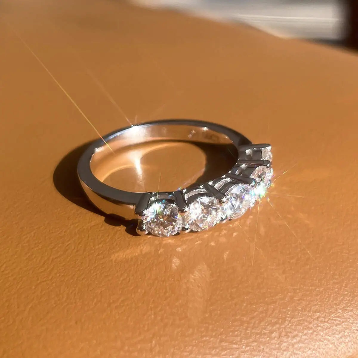 BAGUE FEMME ARGENT ÉCLAT CELESTIA MOISSANITE