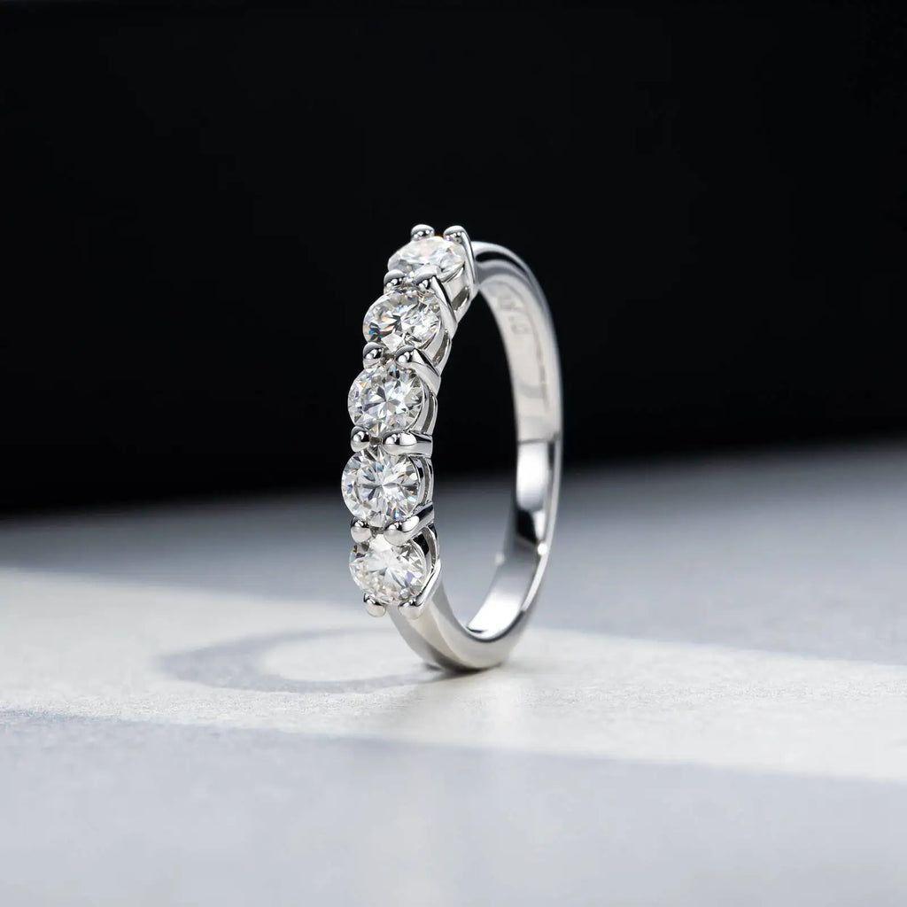 BAGUE FEMME ARGENT ÉCLAT CELESTIA MOISSANITE